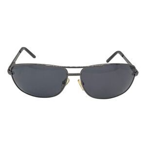 Aviator style sunglasses black/silver kc104